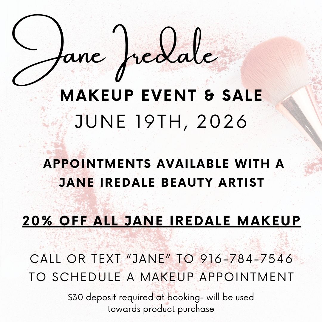 JANE IREDALE MAKEUP APPT DEPOSIT