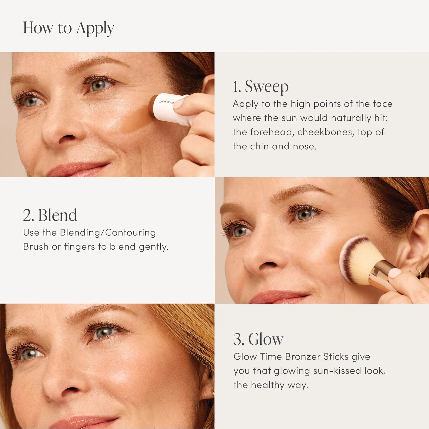 Jane Iredale Glow Time Bronzer Sticks