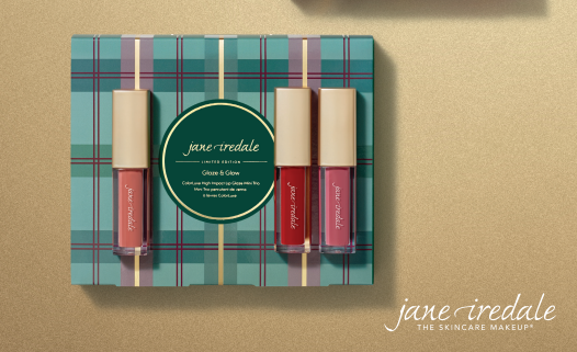 Jane Iredale Holiday KIt (Glaze & Glow) ($58 VALUE!)