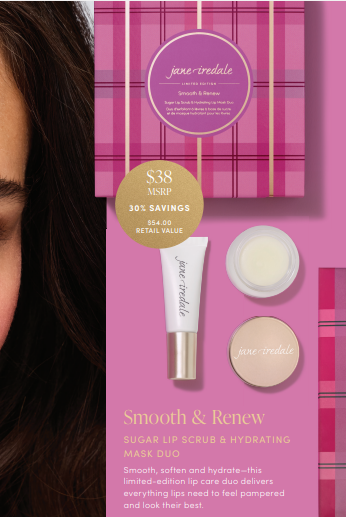 Jane Iredale Holiday Kit (SMOOTH & RENEW) ($54 VALUE)