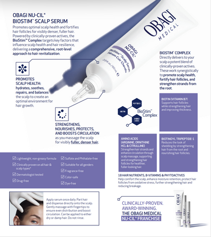 Obagi Nu-Cil® BioStim™ Scalp Serum