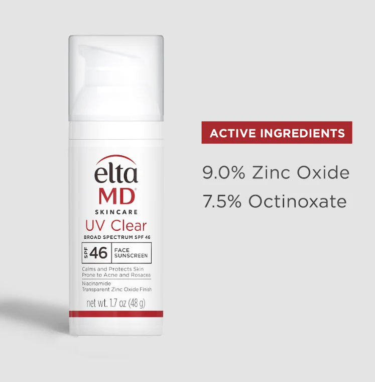 EltaMD UV Clear Broad-Spectrum SPF 46 Tinted and Non-Tinted